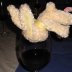 Bunny tries a little red wine